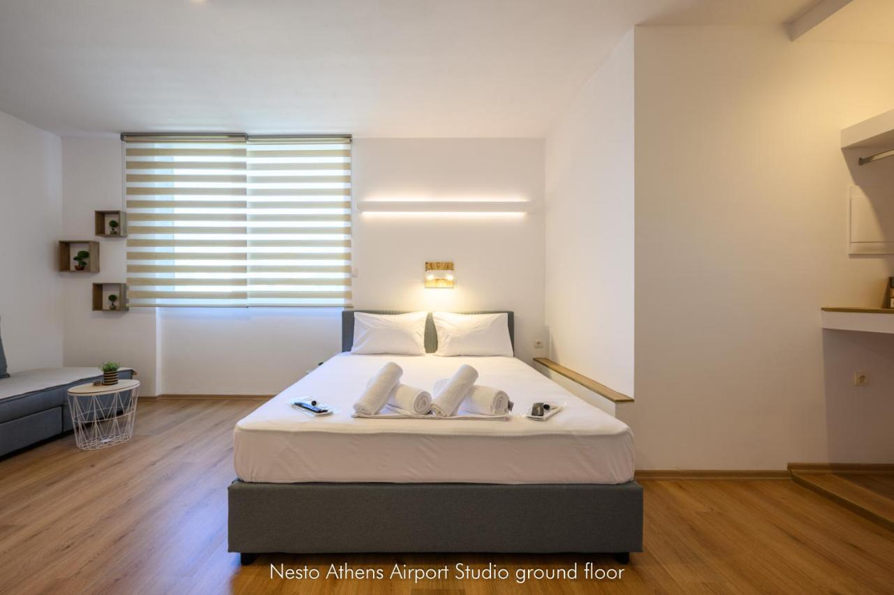 Ferienwohnung Nesto Athens Airport Zen Spáta Exterior foto