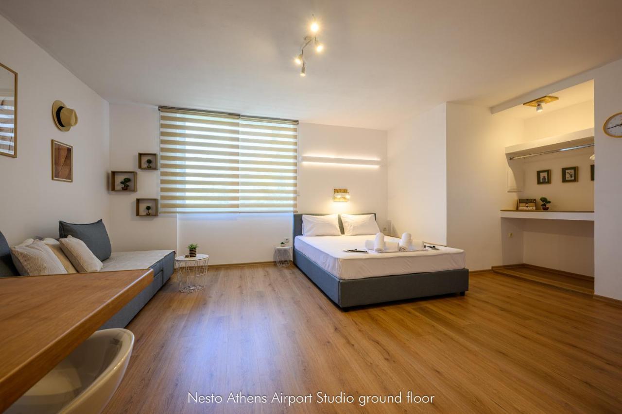 Ferienwohnung Nesto Athens Airport Zen Spáta Exterior foto